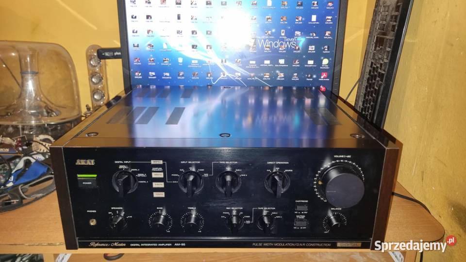 Potężny wzmacniacz Akai AM95 2x180Watt 4ohm Warta sprzedam