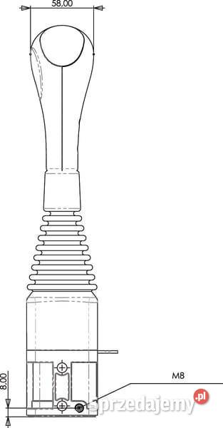 Joystick bez przycisków IMCL60200B Rolnictwo Kamionna