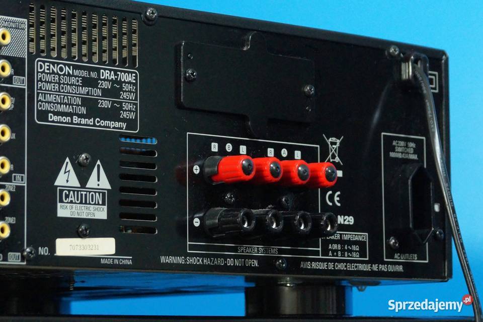 AMPLITUNER STEREO DENON DRA700AE Z PILOTEM Jerzmanowice