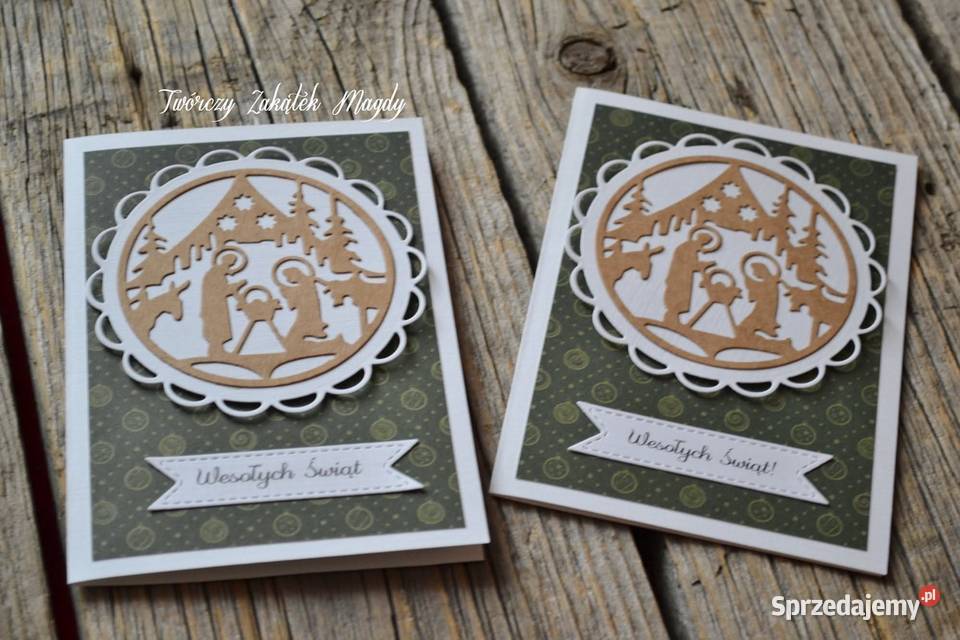 Kartka świąteczna na Boże Narodzenie szopka Słupsk sprzedam