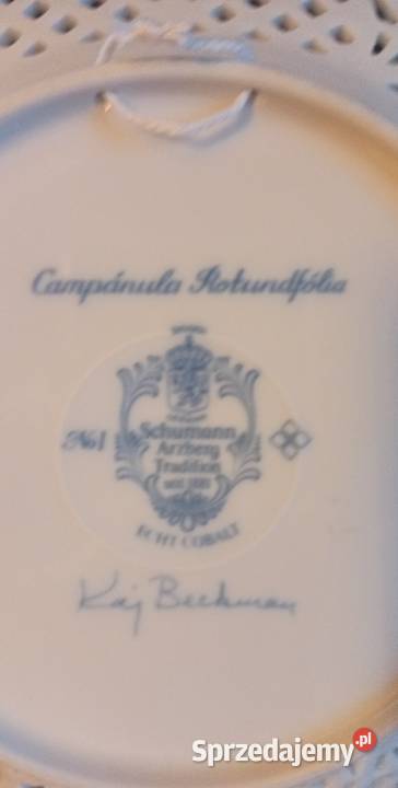 Talerz do powieszenia Schumann Arzberg Echt pomorskie Gdańsk