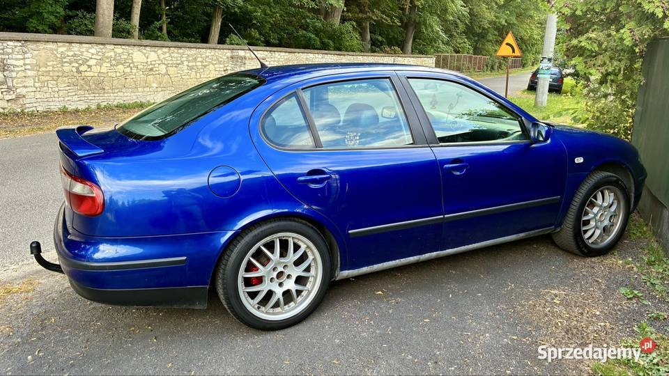 Seat Toledo 19 TDI 110 ASV Top Czarne Skóry skórzana tapicerka Milejów