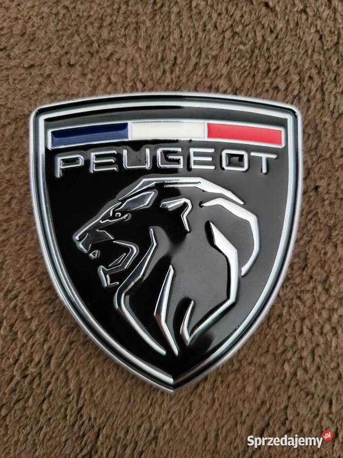 Nowe Logo PEUGEOT Nowy Wzór Premium Aluminiowe śląskie Gliwice