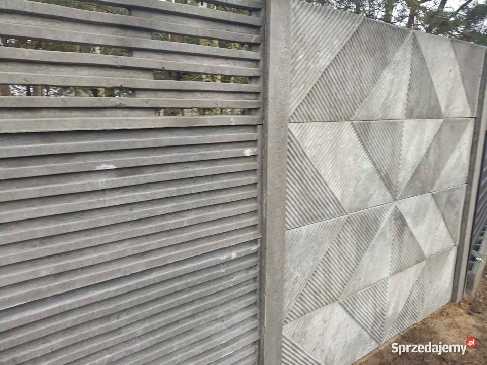 Ogrodzenie betonowe Płyta betonowa 50200 Brończany