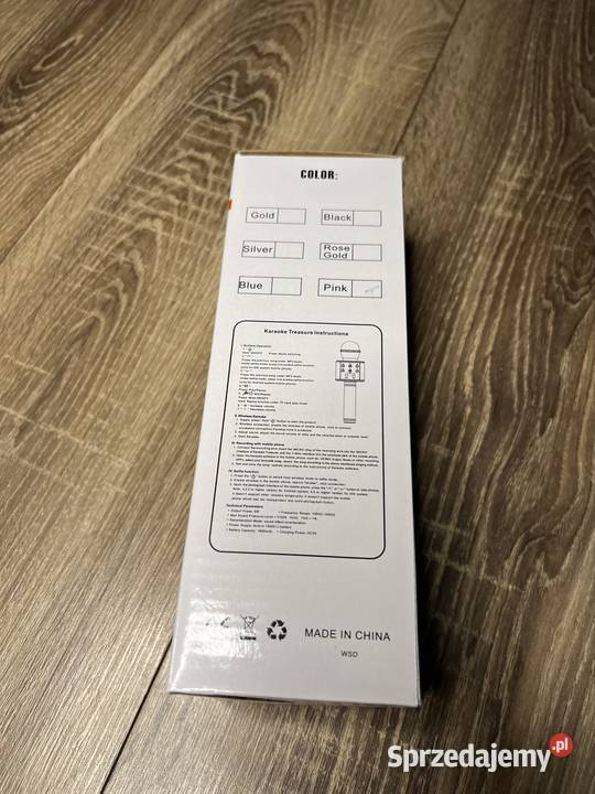 Mikrofon karaoke bezprzewodowy zabawka dziecka Łódź