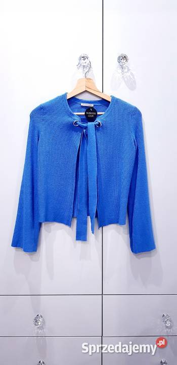 Nowy dzianinowy sweterek kardigan Orsay niebieski Dąbrowa Górnicza