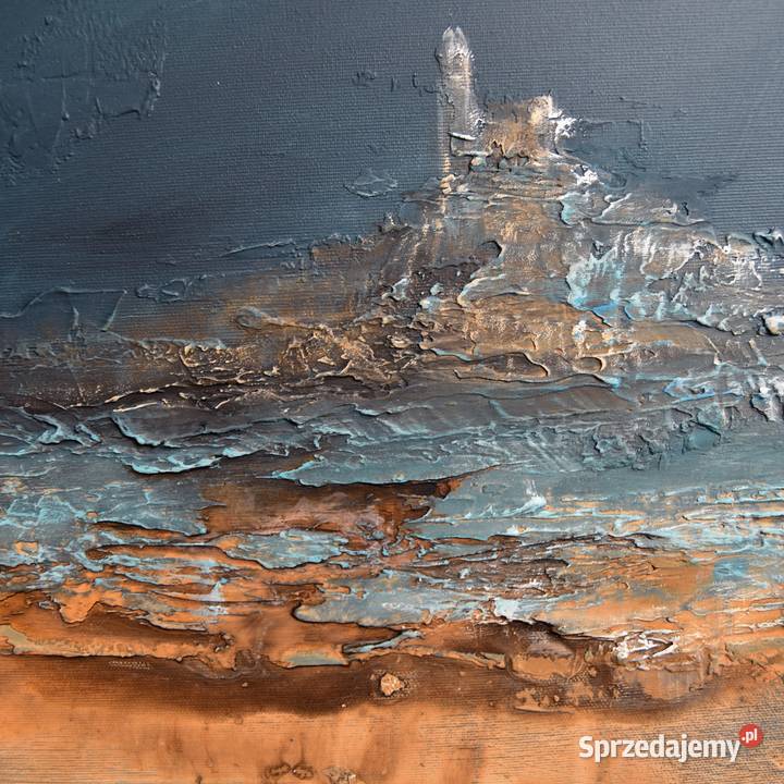 Burzowe niebo nowoczesny pejzaz morski obraz Malbork