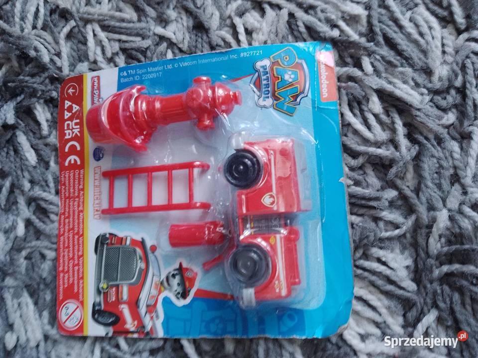 Zestaw strażacki PAW PATROL Chrzanów sprzedam