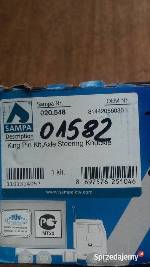 Zestaw komplet naprawczy zwrotnicy Man Tga małopolskie Kraków