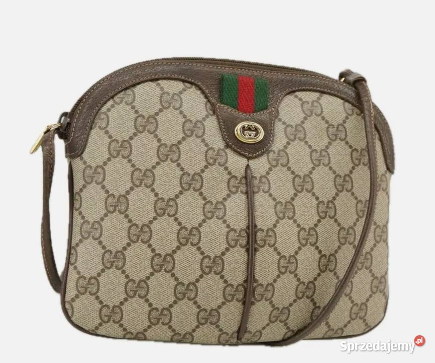 Oryginalna GUCCI GG Supreme Web Sherry Na ramię  Warszawa sprzedam