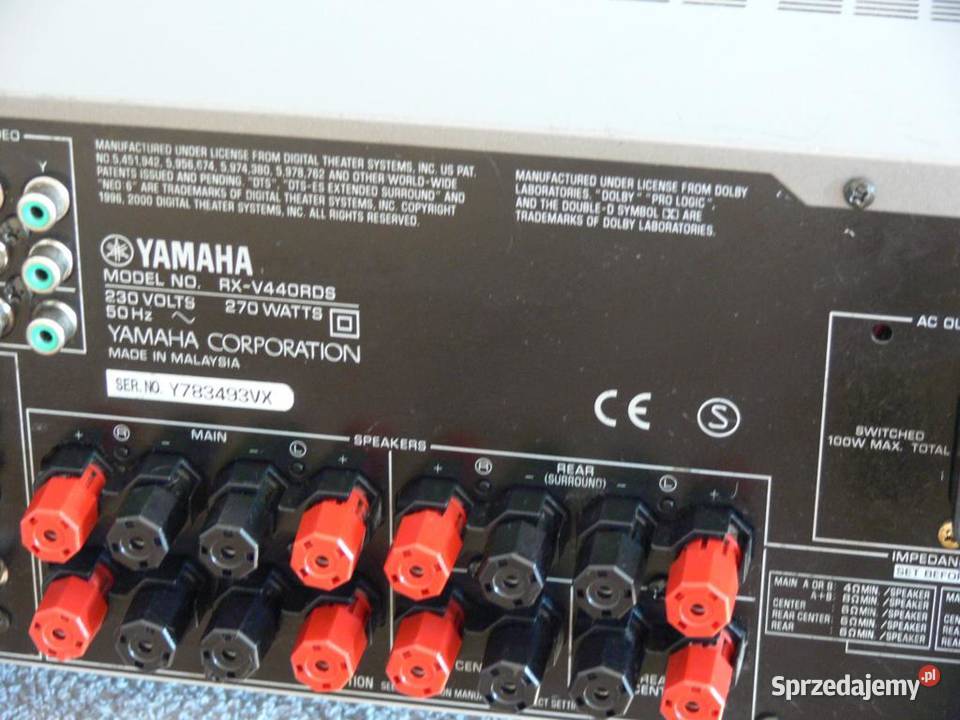 Amplituner Yamaha RXV440 RDS mocny i sprawny Jasło sprzedam