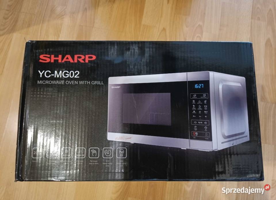 Kuchenka mikrofalowa SHARP YCMG02ES z grillem Konin