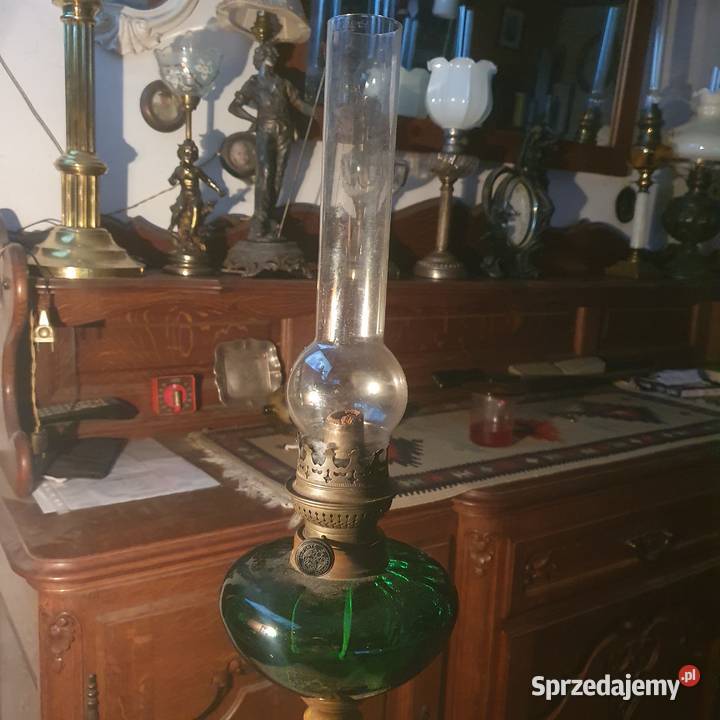Sprawnastara lampa naftowa z zielonym Wrocław