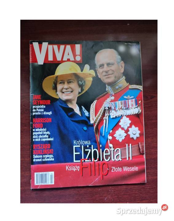 Viva 1997 Królowa Elżbieta II Książę Filip Jane Kielce