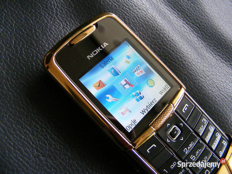 Nokia 8800 Gold 24k ochrona danych i rozmów Aleksandrów Łódzki