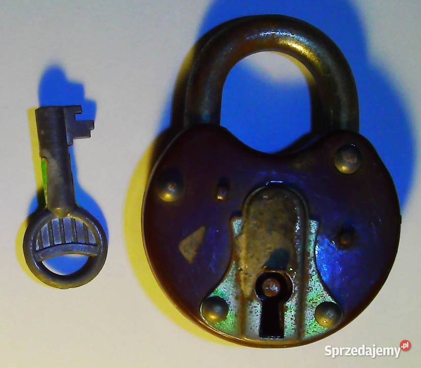 Kłódka z grubym kabłąkiem o średnicy 3 zamykana Kraków
