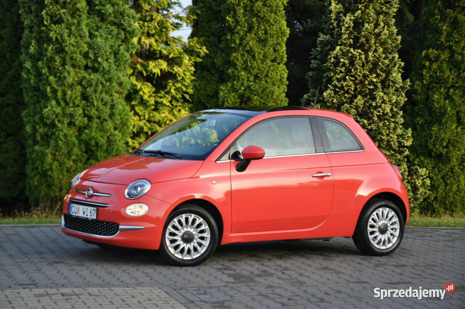 Fiat 500 12i69Liftmy CarLedPanoramaParktronikI benzyna Ostrów Mazowiecka