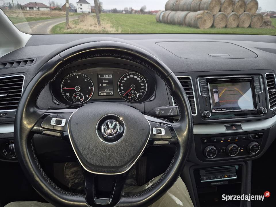 VW Sharan 20 TDI Automatik Xenon Webasto Hak gniazdo SD Wołczyn