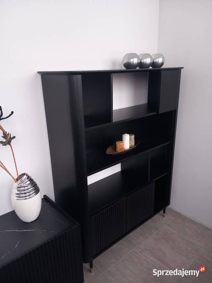 Regał komoda stylizowana front ryflowany