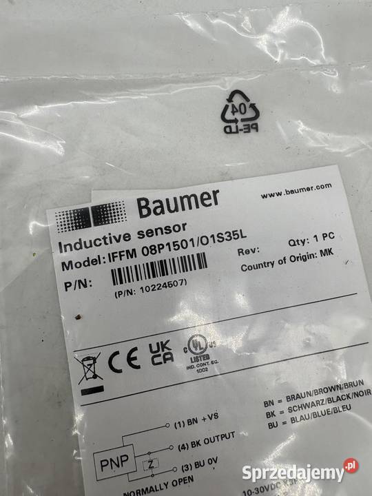Baumer IFFM 08P150101S35L Czujnik indukcyjny Warszawa