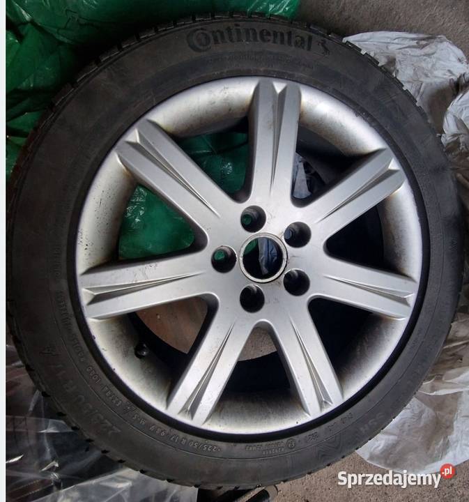 Alufelgi Audi 17 oryginalne z oponami zimowymi Świdnica