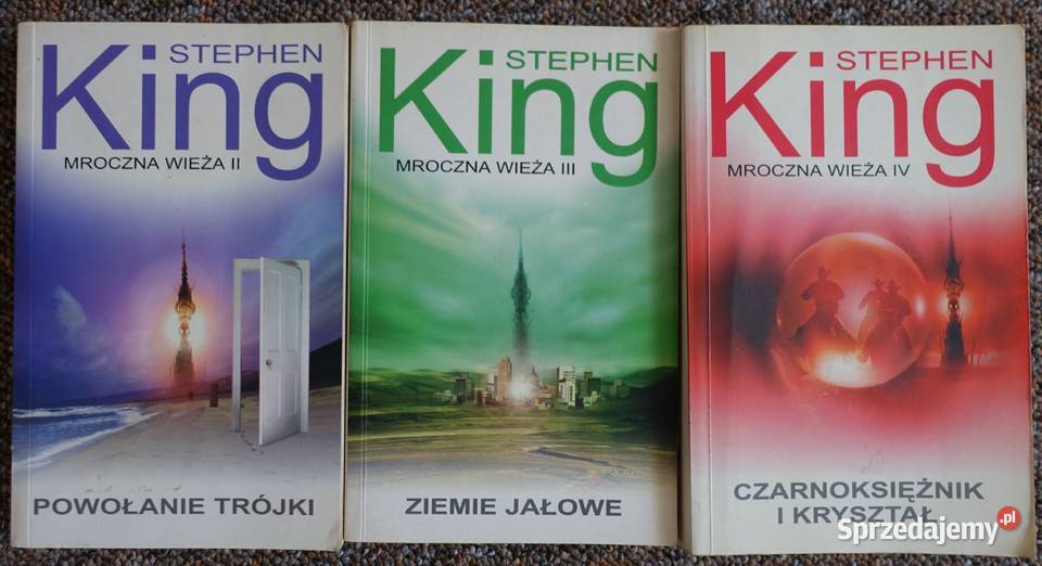 Stephen King Mroczna wieża tomy 234 warmińsko-mazurskie Kętrzyn
