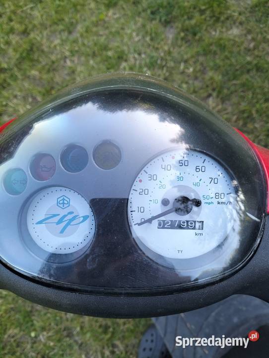 Skuter Piaggio Zip 50 2T symboliczny przebieg Olsztynek