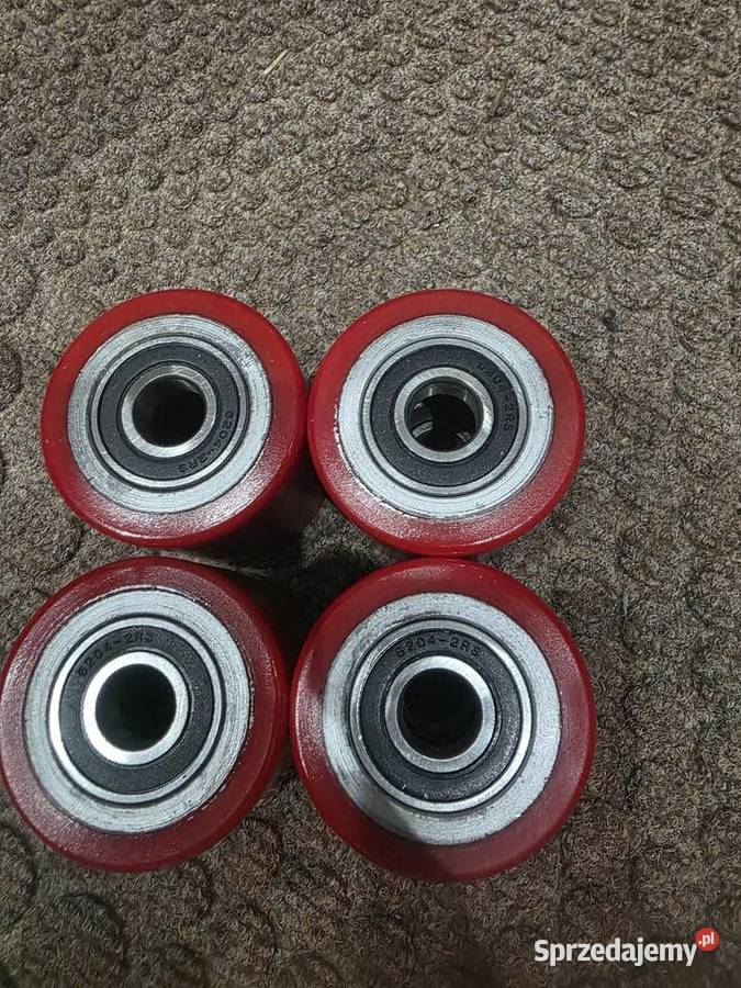 Zestaw 4 rolek do paleciaka 80x70 mm poliuretan Sandomierz