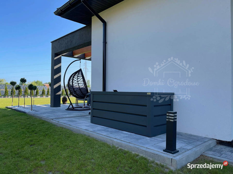 Skrzynia ogrodowa metalowa kufer 150x60x70 Przasnysz