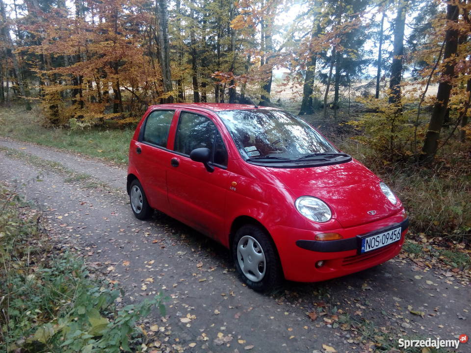 Daewoo Matiz stan Nowe opony zimowe Miłakowo