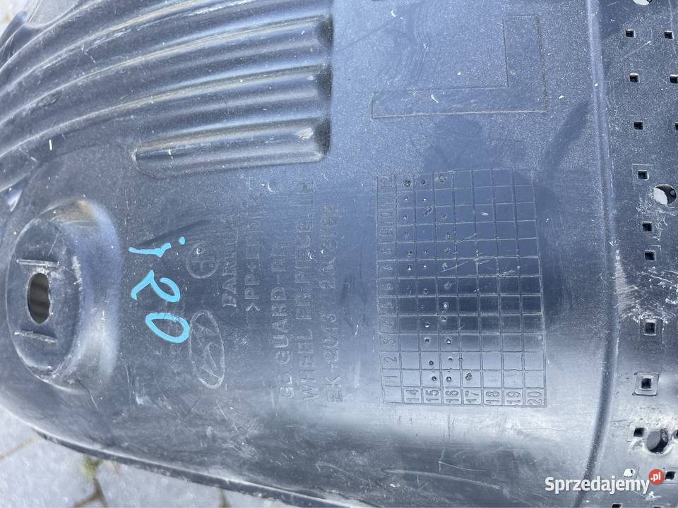 Hyundai I20 14 nadkole przód lewy części blacharskie Kozubszczyzna