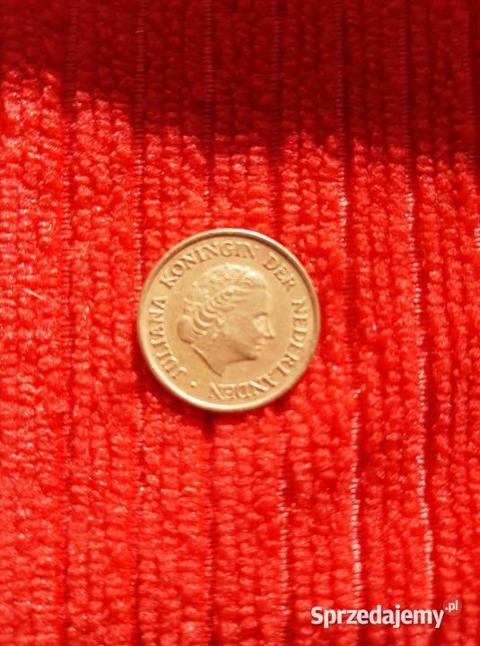 5 cent z roku 1963 K Juliana H Nedertanden Numizmatyka Gliwice sprzedam