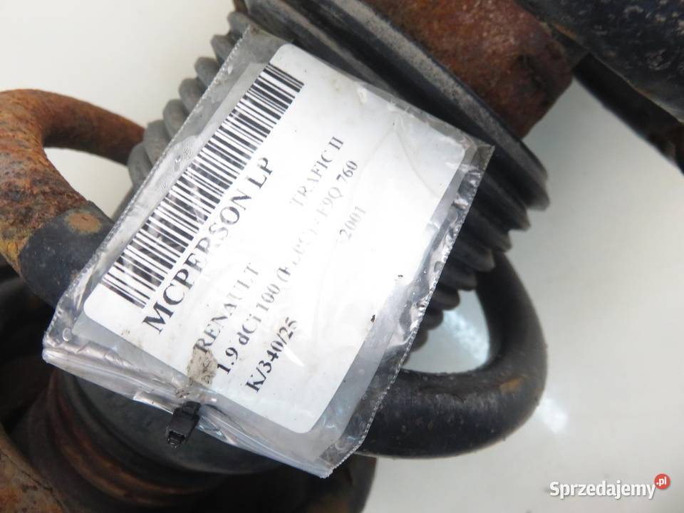 MCPERSON LEWY PRZEDNI RENAULT TRAFIC II 19 dCi