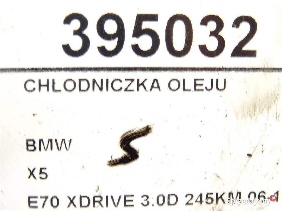 CHŁODNICZKA OLEJU BMW E70 3121130 30 245 0613 podkarpackie