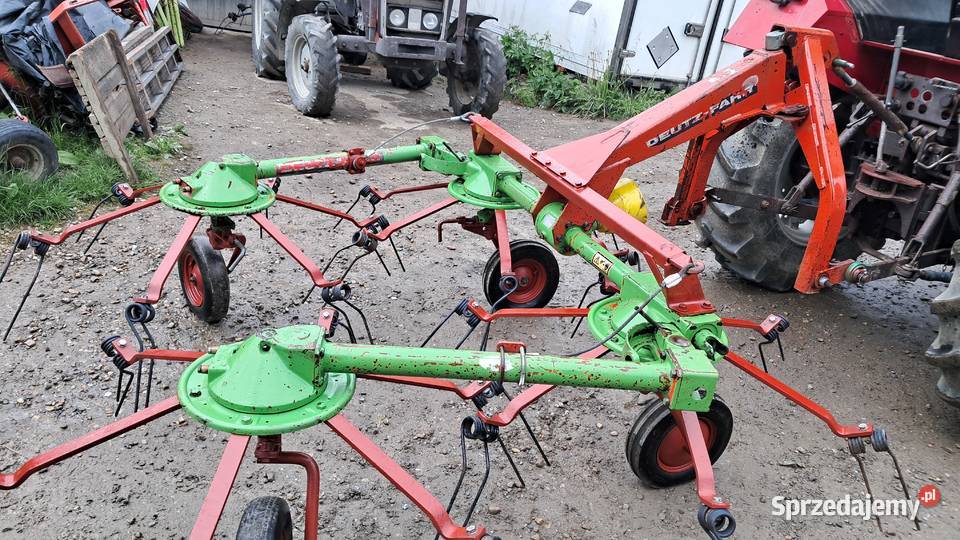 Przetrząsarka Przewracarka DEUTZFAHR KH 500 52m nieuszkodzony Zgrabiarki i przetrząsacze Mszana Dolna sprzedam