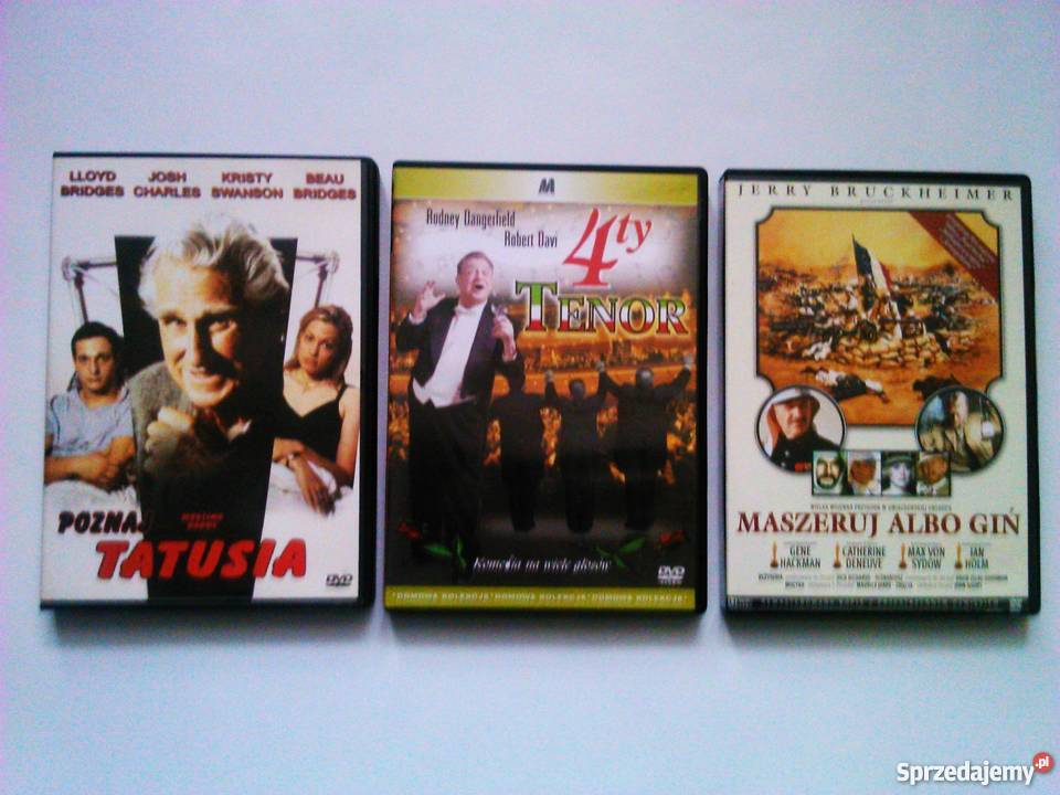 3 filmy na DVD mazowieckie Warszawa sprzedam