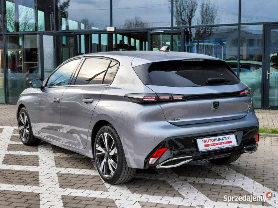 Peugeot 308 2022r FV23 LED Asystenci Kam360 nieuszkodzony Kraków