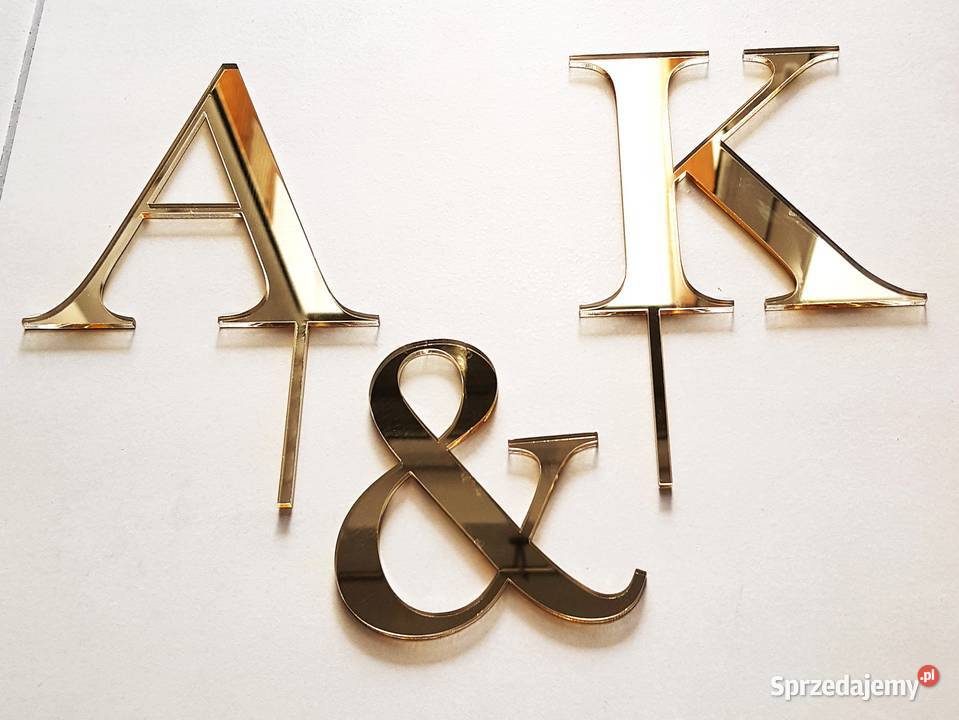 Ślubny topper złoty Pozostałe Pozostałe Częstochowa