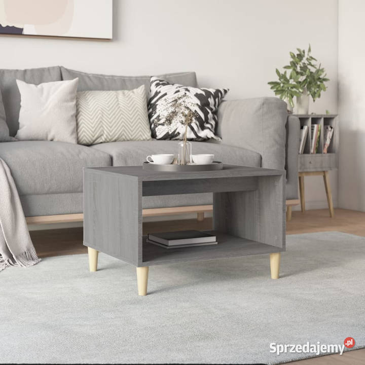 Stolik kawowy szary dąb sonoma 60x50x40 WM817520