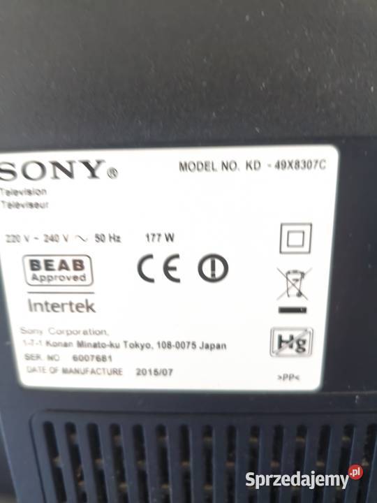 Telewizor Sony Bravia 49 Smart tv Kielce