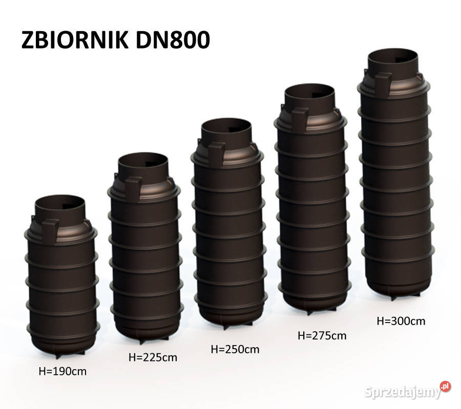 ZBIORNIK PRZEPOMPOWNI PEHD DN 800 H 2200 Z Pozostałe Wrocław