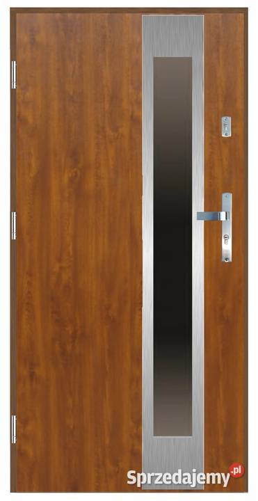 Drzwi wejściowe do domu GI03 INOX Złoty Dąb 90 mazowieckie Ciemniewo