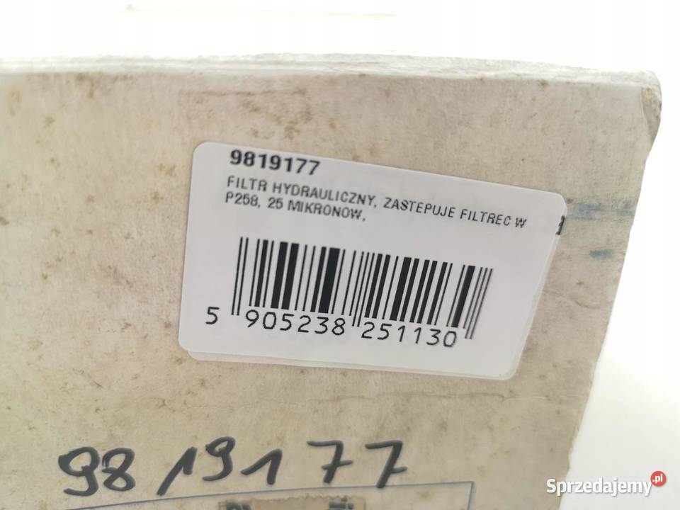 FILTR HYDRAULICZNY ZASTĘPUJE FILTREC WP258 25 Filtry cząstek stałych DPF/FAP
