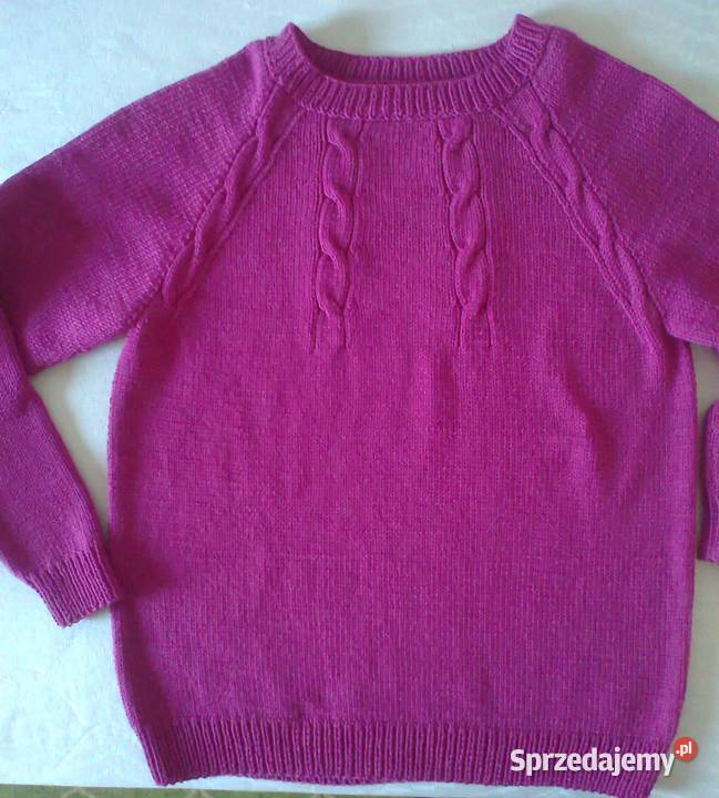 Sweter damski wykonanie na drutach na zamówienie Inny wzór Wrocław