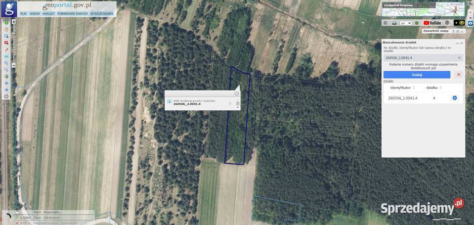 Działka 8081m2 Rytlów woj Świętokrzyskie