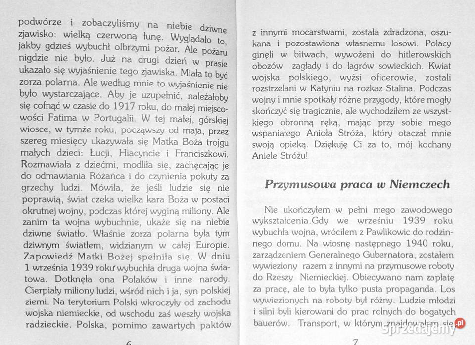 Mój Anioł Stróż Świadectwa Stanisław Borowiec Chełm