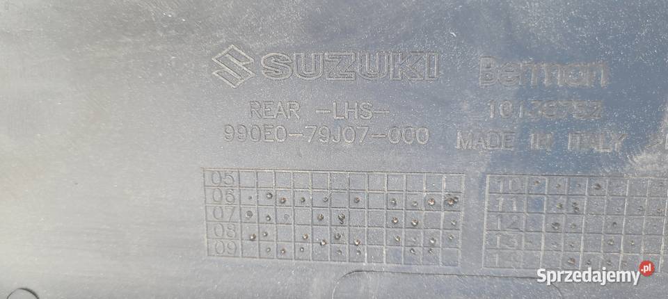 SUZUKI SX4 LISTWA NAKŁADKA DRZWI LEWY TYŁ Ruda Śląska
