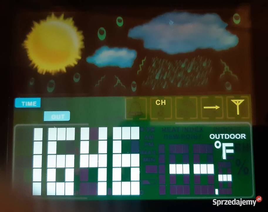 Zegar z Alarmem i Pogodą różne dane Kraków