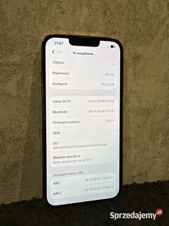 iPhone 13 Pro 128GB 100 KONDYCJA Kalisz