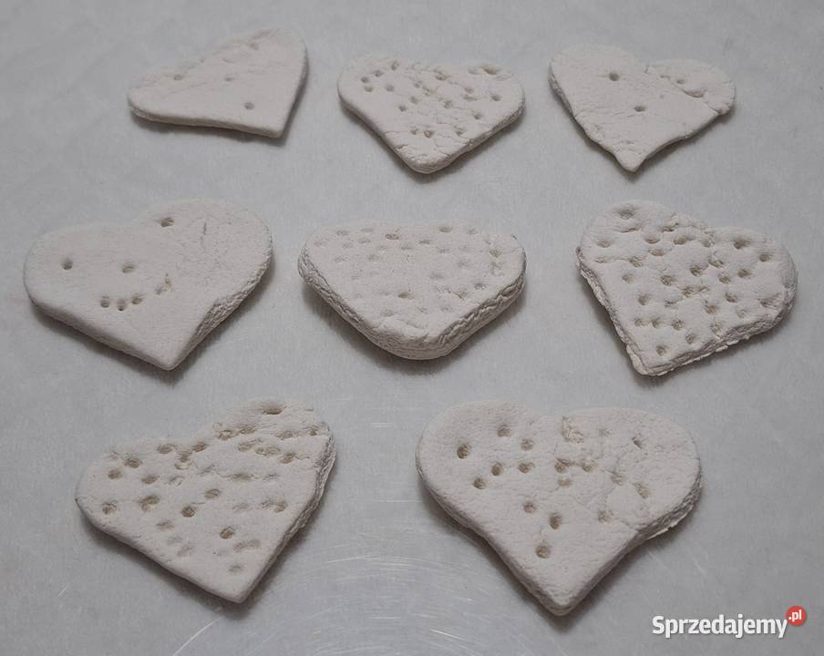 Serca z domowej masy plastycznej 5x6 8 Kreatywne